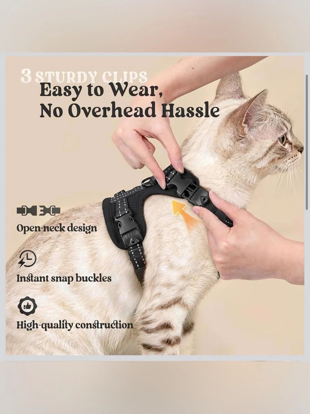 Rabbitgoo cat harness